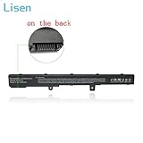 Lisen A31N1319 Laptop Battery for Asus X551M X551C X551 X551CA X551MA X551MAV X551MAV-RCLN06 D550M X451 X451C X451CA D550MA D550MA-DS01,Fits P/N: A31N1319 A41N1308 0B110-00250600 0B110-00250800