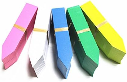 Poloru 100 Pcs Multi-colored 2 Inch Plastic Plant T-type Tags Markers Nursery Garden Labels for Seed Trays and Pots Greenhouse Supplies (Green)