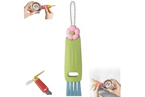 PUSKIU 3 in 1 Lid Cleaning Brushes, 2025 Multifunctional Insulation Bottle Cleaning Tools, Mutipurpose Tiny Silicone Cup Holder Cleaner, Home Kitchen Cleanings Tool for Cups Kitchen Cleaning Tools