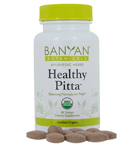 Banyan Botanicals Healthy Pitta - USDA Organic, 90 tablets - Cooling & Soothing - Balances Pitta Dosha*