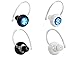 Enegg Car Super Mini Wireless Bluetooth 4.0 Hnads free Stereo In-Ear Earphones Earbuds Earpiece with Microphone for iPhone Samsung LG Motorola HTC Sony Google Nexus Pixel Android Smart Phone, Black