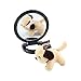 2 Pack of COTU (R) 2-Sided 1X or 3X Magnifying Mirror with Plastic Hand-held Handle or Table Stand - 6-1/8” Diameter