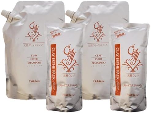 Amazon モルトベーネ クレイエステシャンプー 800ml 2本 クレイエステパック 500g 2本 詰替 セット モルトベーネ シャンプー 通販