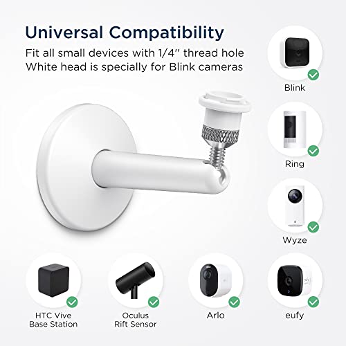 KIWI design Security Camera Mount Bracket, Universal Metal Wall Mount