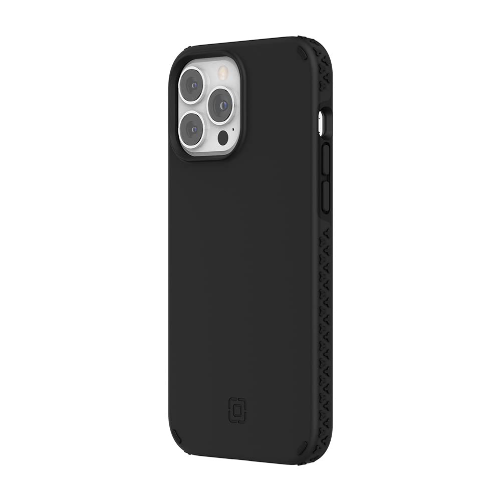 Incipio Grip Series Case for iPhone 13 Pro Max (6.7"), Multi-Directional Grip, 14 ft (4.3m) Drop Protection - Black (IPH-1943-BLK)