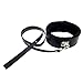 BDSM PU Leather Soft Neck Choker Collar with Chain Detachable Leash for Men Women | Sexy Adult Locking Sex Toys