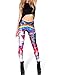 Dawdyfu Women Supernova Unicorn Rainbow Printed Tight Leggings , One size