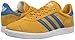 adidas Originals Men's Gazelle Fashion Sneaker, St Nomad Brown/Yellow Core Blue/White, 11 M US