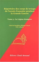 Répertoire des corps de troupe de l'armée française pendant la Grande guerre