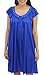Venice Womens' Silky Looking Embroidered Nightgown 19N