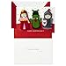 Hallmark Signature Valentine's Day Card for Kids with Finger Puppets (Princess, Knight, Dragon)