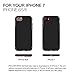 iPhone 8 Case / iPhone 7 Case Patchworks Sentinel Grip Case Black for iPhone 8 / 7 / 6s / 6 - Non-slip SF Coating, Dual Layer Cover Protective Bumper Case