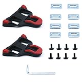 Loosco Road Bike Cleats 6 Degree Float Self-locking Cycling Pedals Cleat For Shimano SH-11 SPD-SL System Shoes