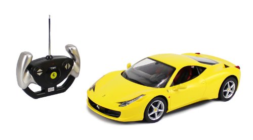 (Yellow) Licensed 1/14 Scale Ferrari 458 Italia Radio Remote Control Sport Car RC RTR