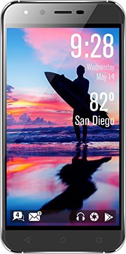 verykool Spark LTE SL5011 manufacture unlocked GSM smartphone 4G LTE 5.0” 13MP + 8MP cameras Android 5.1 Lollipop 1.0GHz 16GB + 64GB external storage tempered glass-Black