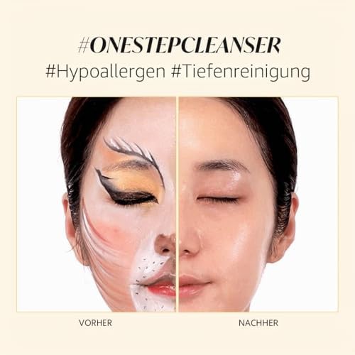 Reinigungscreme mit italienischem weißem Trüffelrücklauföl, vegane Hautpflege, einfache Reinigung in einem Schritt für Talg und Make-up-Entfernung