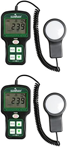 Hydrofarm Portable Quantum Photosynthetically Active Radiation Meter (2 Pack)