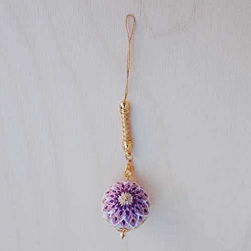 Cherry Blossom Temari Bag Charm/ Cell Charm Love and Affection
