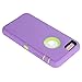 Lordther 5.5-Inch Armor Defender ShieldOn Series Synthetic Rubber TPU Case Cover with Screen Protector for iPhone 6s Plus, iPhone 6 Plus (Purple Green)
