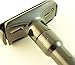 Strong Durable Heavy Brass Double Edge Saftey Razor - Polished Ebony