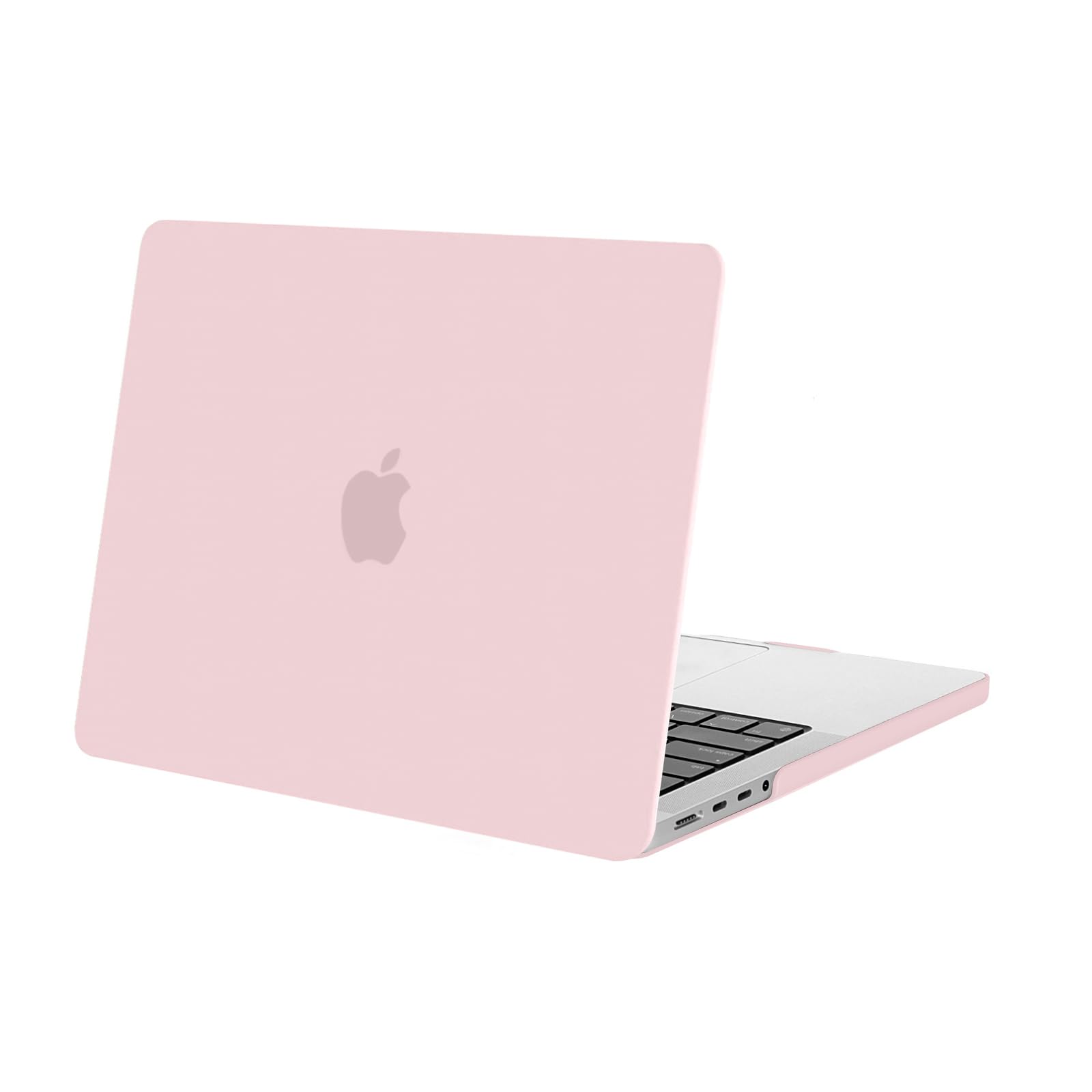 MOSISO Compatible with MacBook Pro 14 inch Case 2026 2025-2021 M5 M4 M3 M2 M1 A3434 A3112 A3185 A3401 A2918 A2992 A2779 A2442 Touch ID, Protective Plastic Hard Shell Cover, Rose Quartz