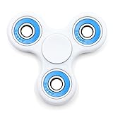 NEWBEA Hand Spinner Tri-Spinner Fidget Spinner Toy Stress Reducer - Perfect For ADD, ADHD, Anxiety, and Autism Adult Children (Three wings white B)