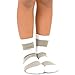 TeeHee Little Boys Basic Cotton Crew Socks 6 Pair (3-5 Years, Rugby Stripe)