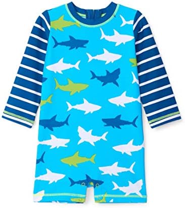 Hatley キッズ 赤ちゃん 男の子 店内全品対象 ラッシュガード ワンピース 乳児 グレートホワイトシャーク