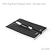 Grifiti Band Joes Pen Pencil Stylus Loop Silicone Rubber Notebook Notepad Journal Case Strap Holder (black) (4, 6, 7.5, 9 inch PACK)