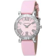 Tiffany & Co. Watch Atlas Pink Dial Satin Belt Z1300.11.11a31a41a