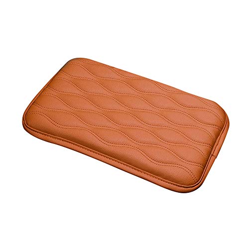 Mioloe Universal Car Armrest Cover,Auto Center Console Pad,PU Leather Auto Arm Rest Cushion Pads, Center Console Armrest Protector, Fit for Most Vehicle,Truck Car Accessories