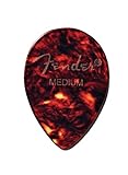 Fender 358 Shape Classic Celluloid Picks (72 Pack) for electric guitar, acoustic guitar, mandolin, and bass
