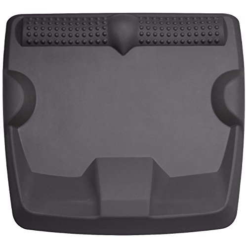 Ergohead Standing Desk Mat - Not-Flat Anti Fatigue Mat For Stand Up Desk, Ergonomically Engineered, Grey