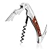 ENROSE Premium Corkscrew Wine Bottle Opener and Foil Cutter Wood Handle Stainless Steel Double-Hinged All-in-one Wine Key Perfect Gift for Wine Lovers