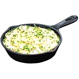 American Metalcraft CIS61 Cast Iron, 10" Length x 6.75" Width, Black