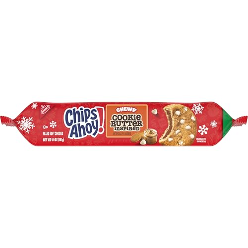 CHIPS AHOY! CHEWY COOKIE BUTTER-INSPIRED COOKIES, LIMITED EDITION HOLIDAY TREATS, 9.9 OZ