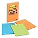 Post-it Super Sticky Lined Notes, 3 Sticky Note Pads, 4 x 6 in., School Supplies for Students, Ideal for Textbooks, Notebooks, Walls and Vertical Surfaces, Supernova Neons Collection
