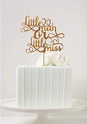 Amazon Com Boy Or Girl Cake Topper Baby S Gender Reveal Baby