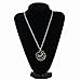 LUREME Vintage Hollow Out Dragon Pendant Costume Necklace (nl005382)