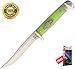 Rough Rider Folding Utility Knife 1426 Moon Glow Hunter 6.25'' Fixed Knife Sheath razor sharp knife strong carbon blade survival camping hunting EDC military knife eBOOK by MOON KNIVES