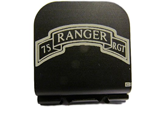75th Ranger Regiment Shoulder Patch Laser Etched Hat Clip Red