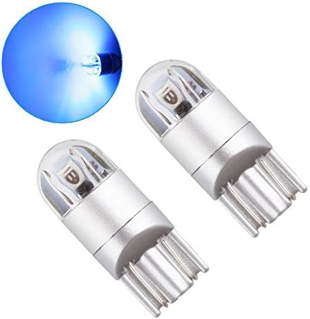 Lesercfbry 2PCS T10 led bulbs 1.5W Super Bright 168 194 W5W T10 Wedge 3030 2SMD Interior Bulbs 12V-24V 6000K Suitable for cars and trucks £¨Blue£