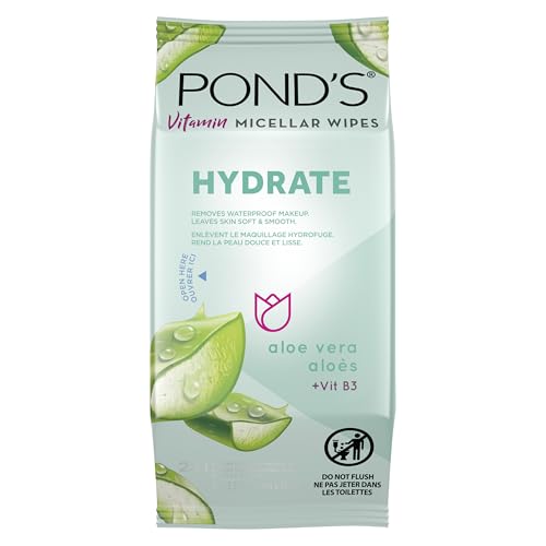 POND’S Micellar Makeup Remover Wipes, Removes Waterproof Masca... 41AFtuAO7XL