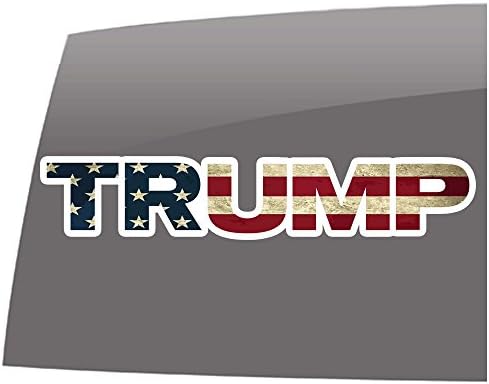 Window Swag Trump - USA Flag - Color - Decal - Political - Pro Trump - Vinyl Sticker