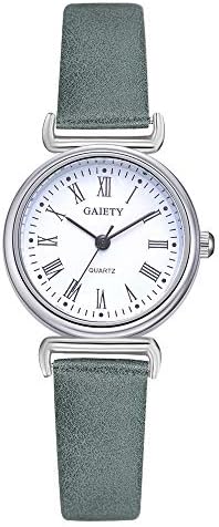 Women Wrist Watch, Ladies Watch,Moonuy Women Watches Casual Simple and Stylish Ladies Wristwatch Clock Leather Strap Ladies Elegant Retro Bracelet Quartz Watch Ladies Watches
