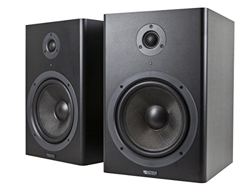 Monoprice Stage Right 8-inch Powered Studio Multimedia Monitor Speakers (pair) - (605800)