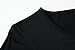LARACE 3/4 Sleeve Shirts for Women Plus Size Tunic Dressy Top Loose Fit Flare T-Shirt(1X, Black)