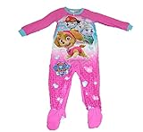 Paw Patrol Sky, Everest, and Marshall Little Girls Footed Blanket Sleeper Pajama