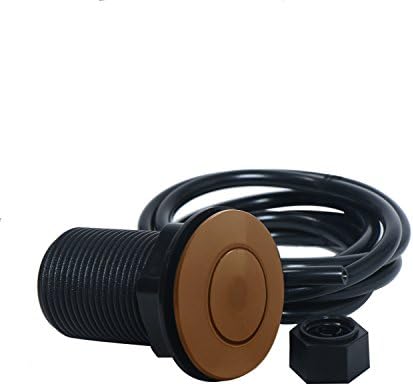 Garbage Disposer Air Switch Button (SHORT, YELLOWISH BROWN)