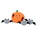ZippyPaws Burrow- Interactive Dog & Puppy Toys for Boredom, Stimulating Pet Products to Keep them Busy, Hide & Seek Plush Dog Puzzle, Enrichment Squeaky Toy, For Small & Medium Dogs- Pumpkin with Bats